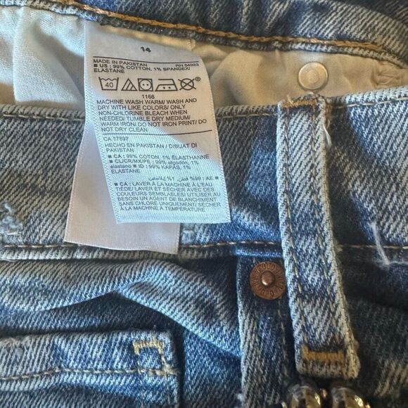 NWT Old Navy sky high straight jeans 14 - Picture 5 of 6